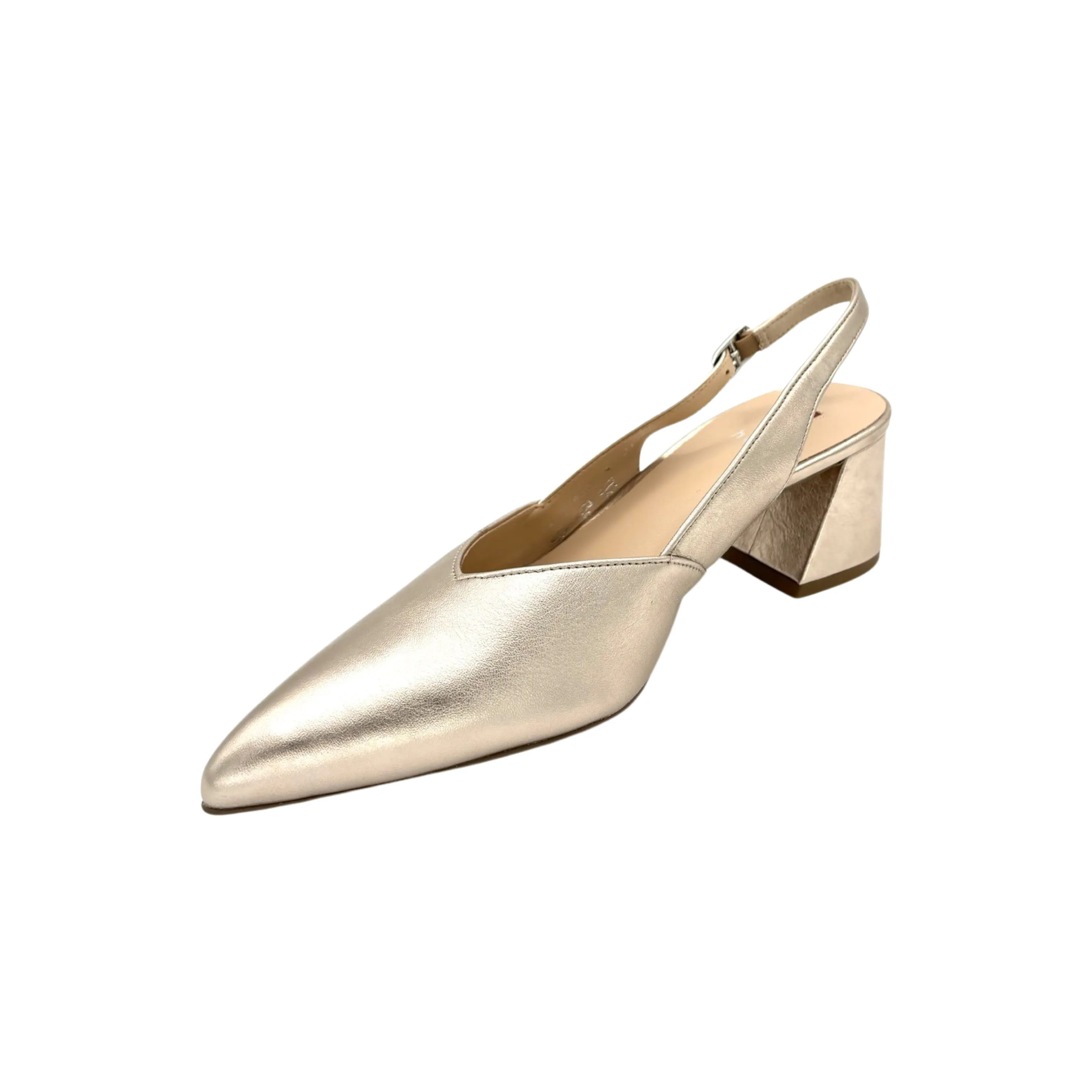 104611 Champagne Sling Back Pump