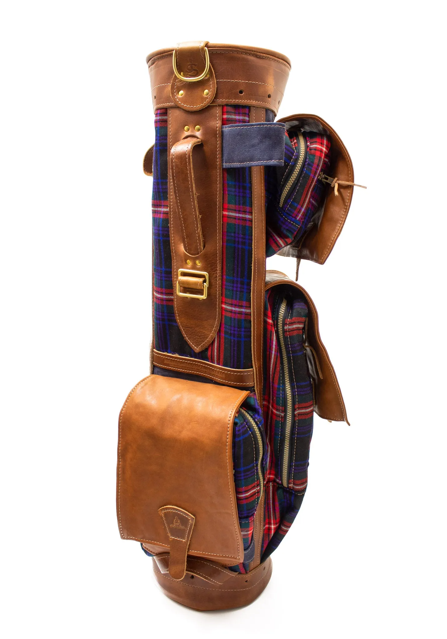 8 Gran Tour Style Tartan Golf Bag