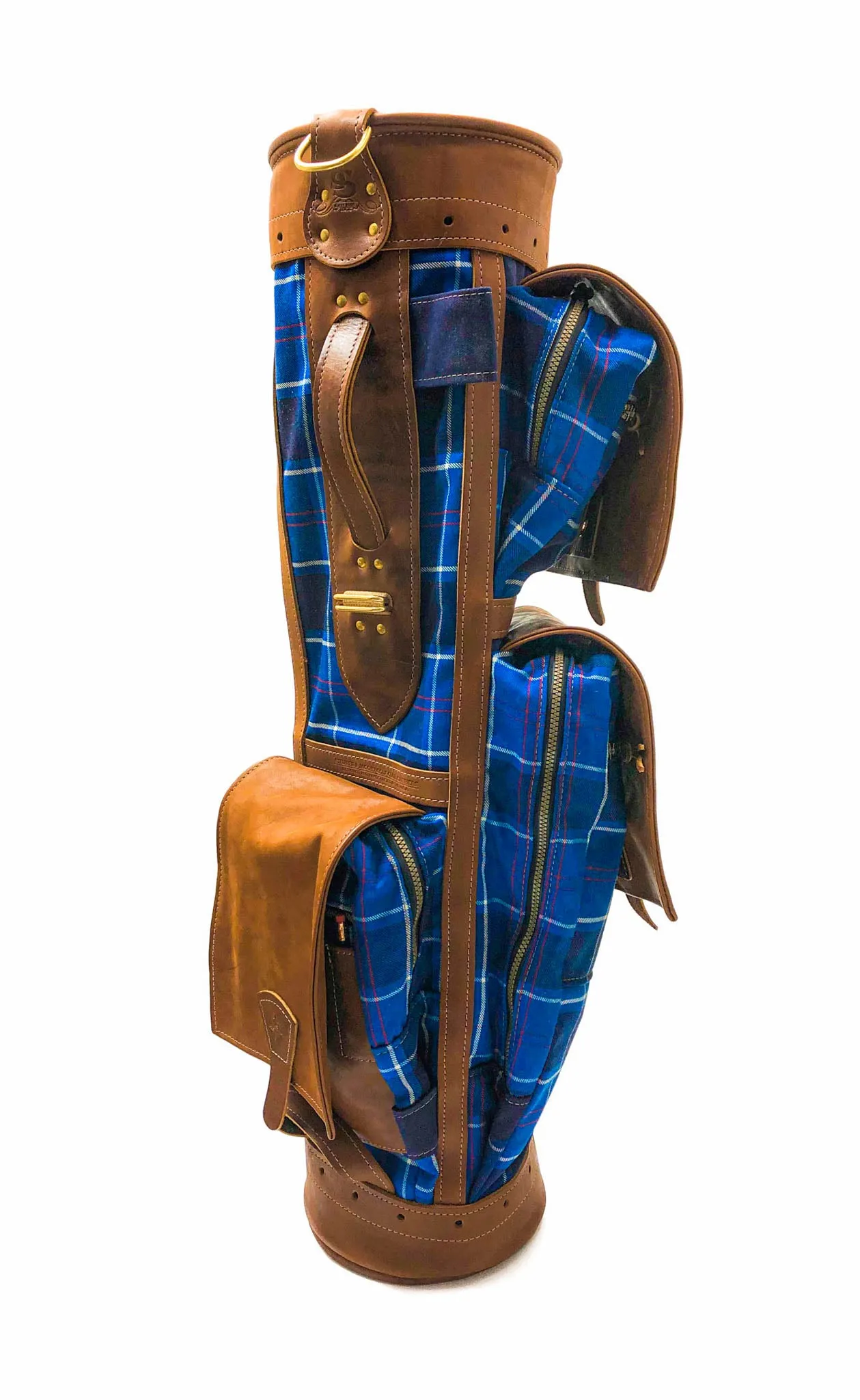 8 Gran Tour Style Tartan Golf Bag