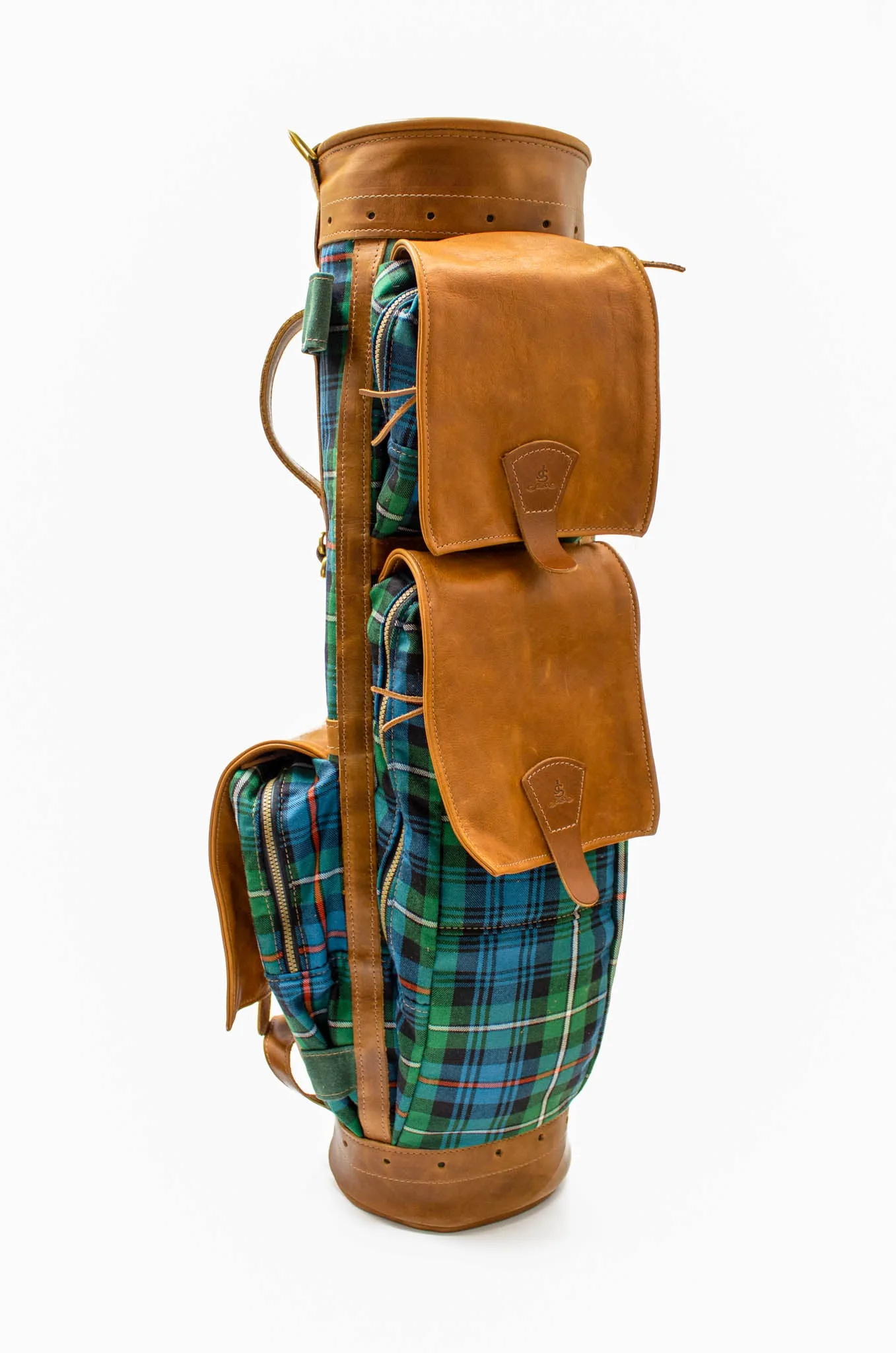 8 Gran Tour Style Tartan Golf Bag