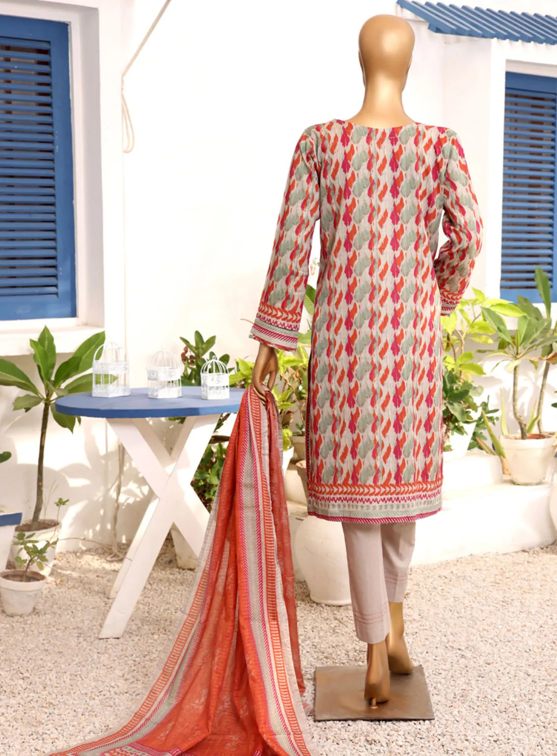 Aashkaar By HZ Textile Embroidered Lawn 3 Piece Stitched Suit HZ24AV5 AEL-408