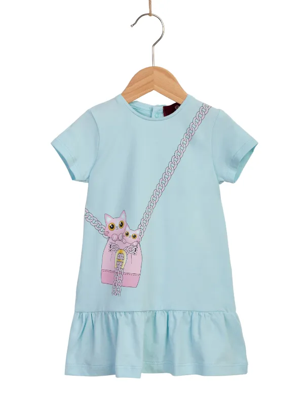 Aigner Dress Sling Kitty Blue