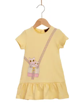 Aigner Dress Sling Kitty Mustard