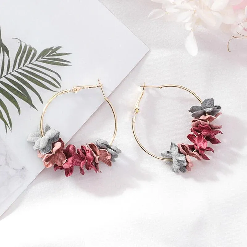 Anielle flower hoops Earrings