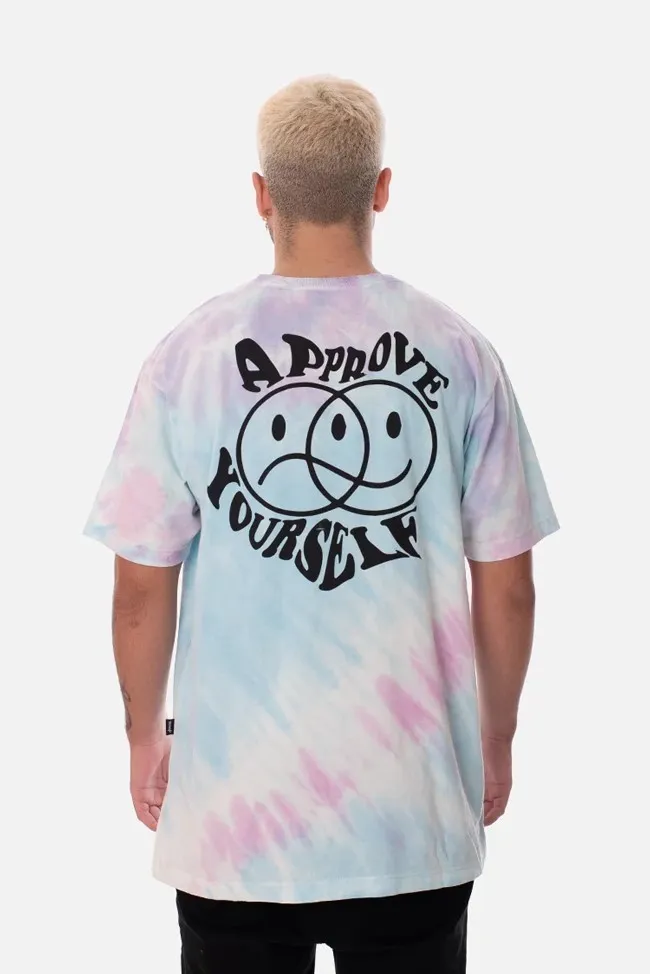 APPROVE  |Unisex Tie-dye Cotton Short Sleeves T-Shirts