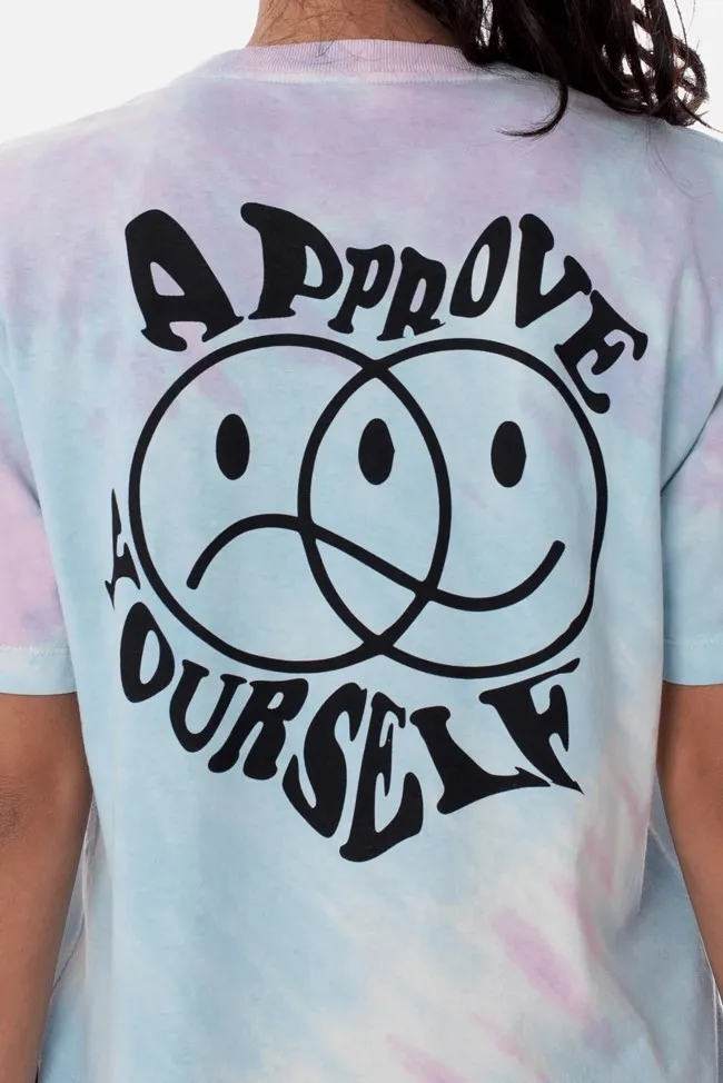 APPROVE  |Unisex Tie-dye Cotton Short Sleeves T-Shirts