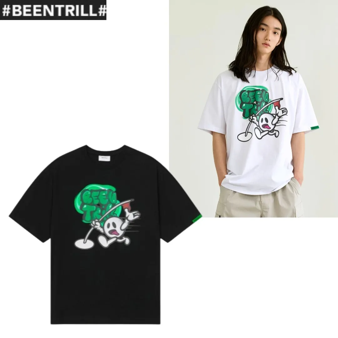 BEEN TRILL  |Unisex Cotton Logo T-Shirts