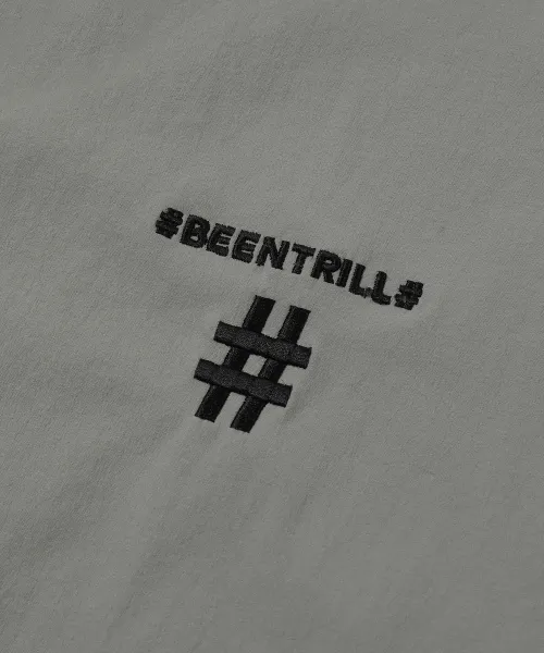 BEEN TRILL  |Unisex Nylon Plain Logo Shirts