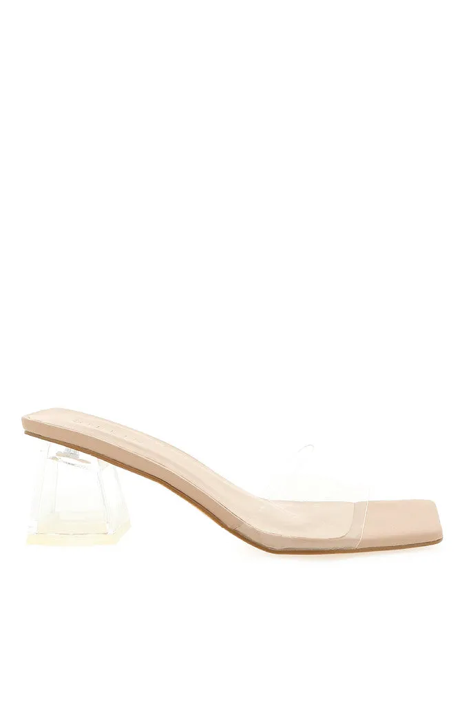 BILLINI XAVA CLEAR HEEL