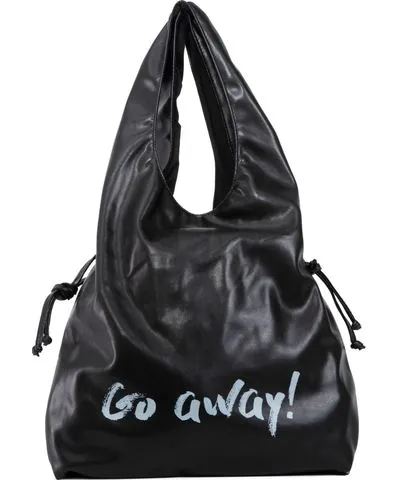 Black and Wild Women's Black Live Free Vegan Soft Leather Bag