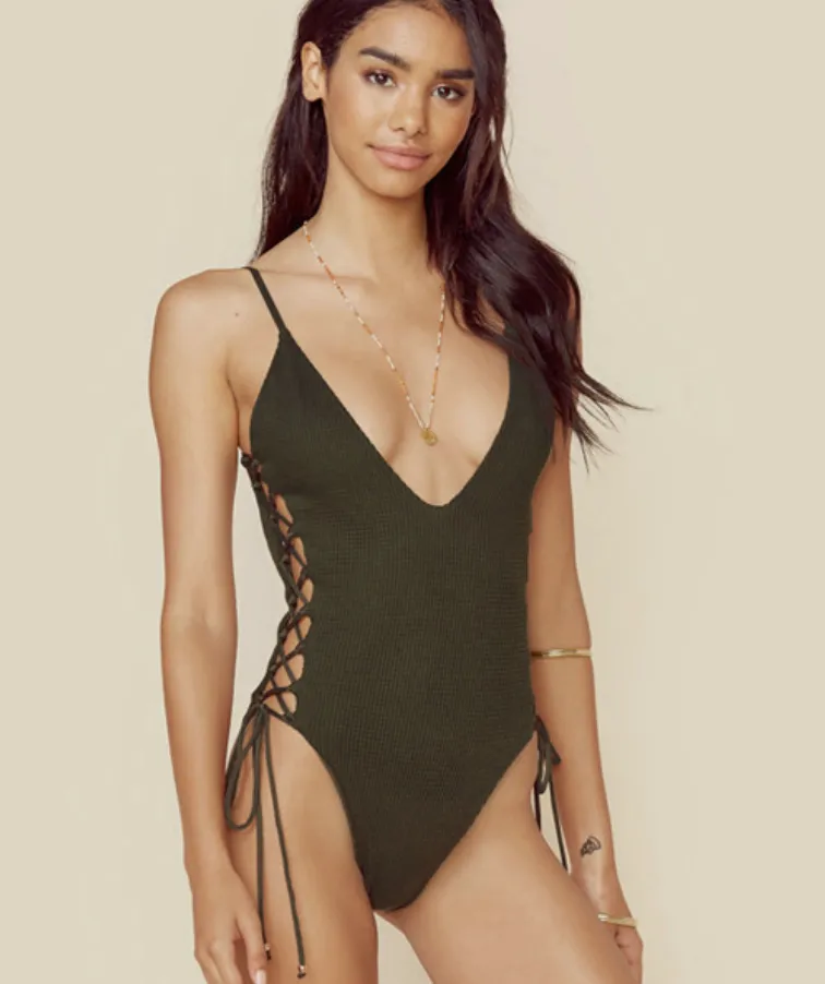 Blue Life Mermaid One Piece Olive