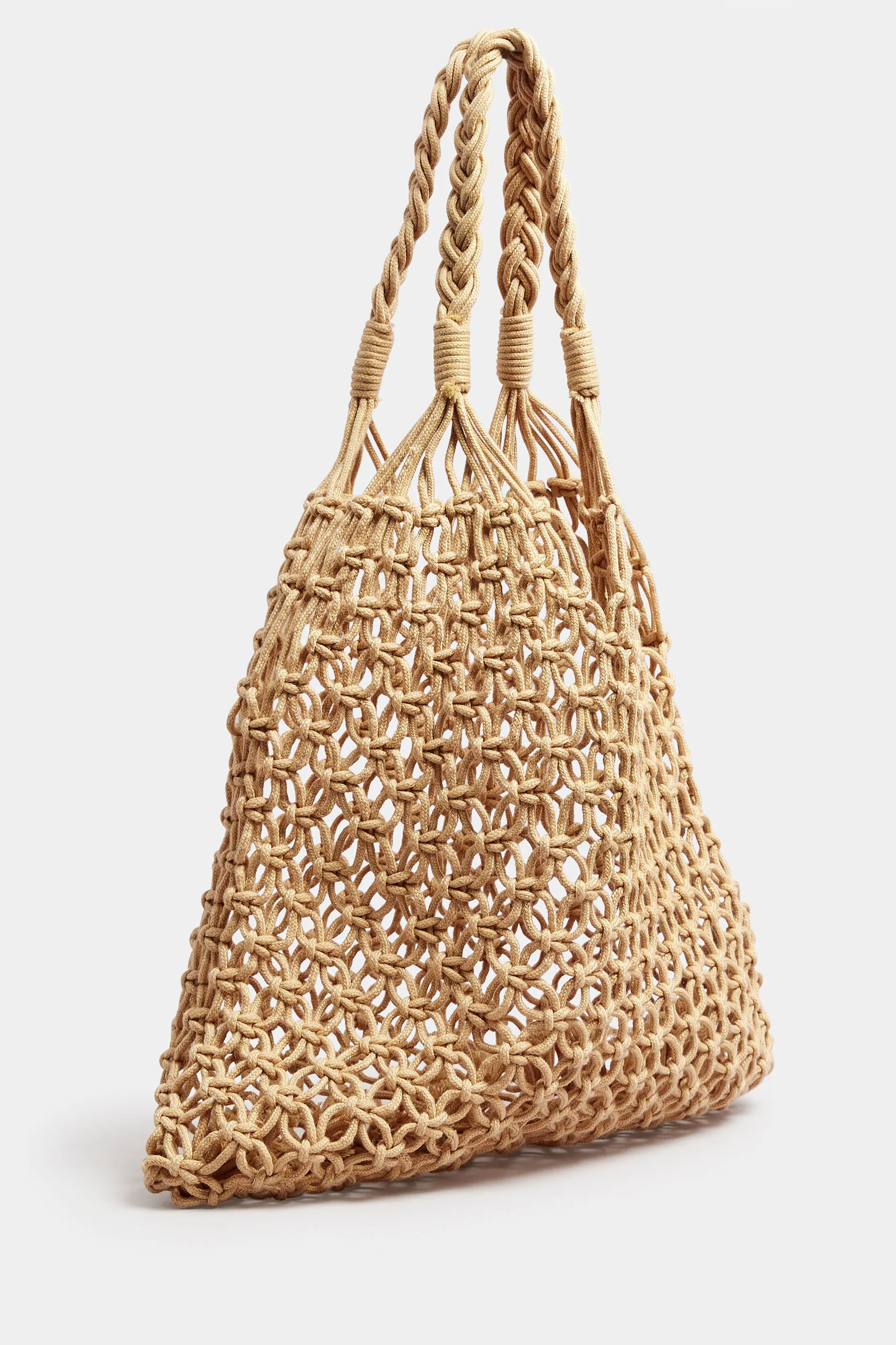 Brown Crochet Beach Bag