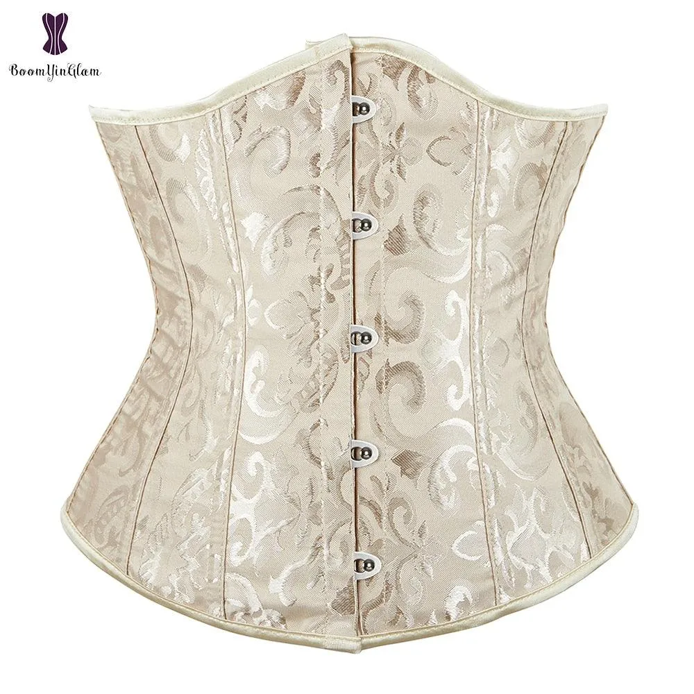 Burlesque Underbust Corset Floral Waist