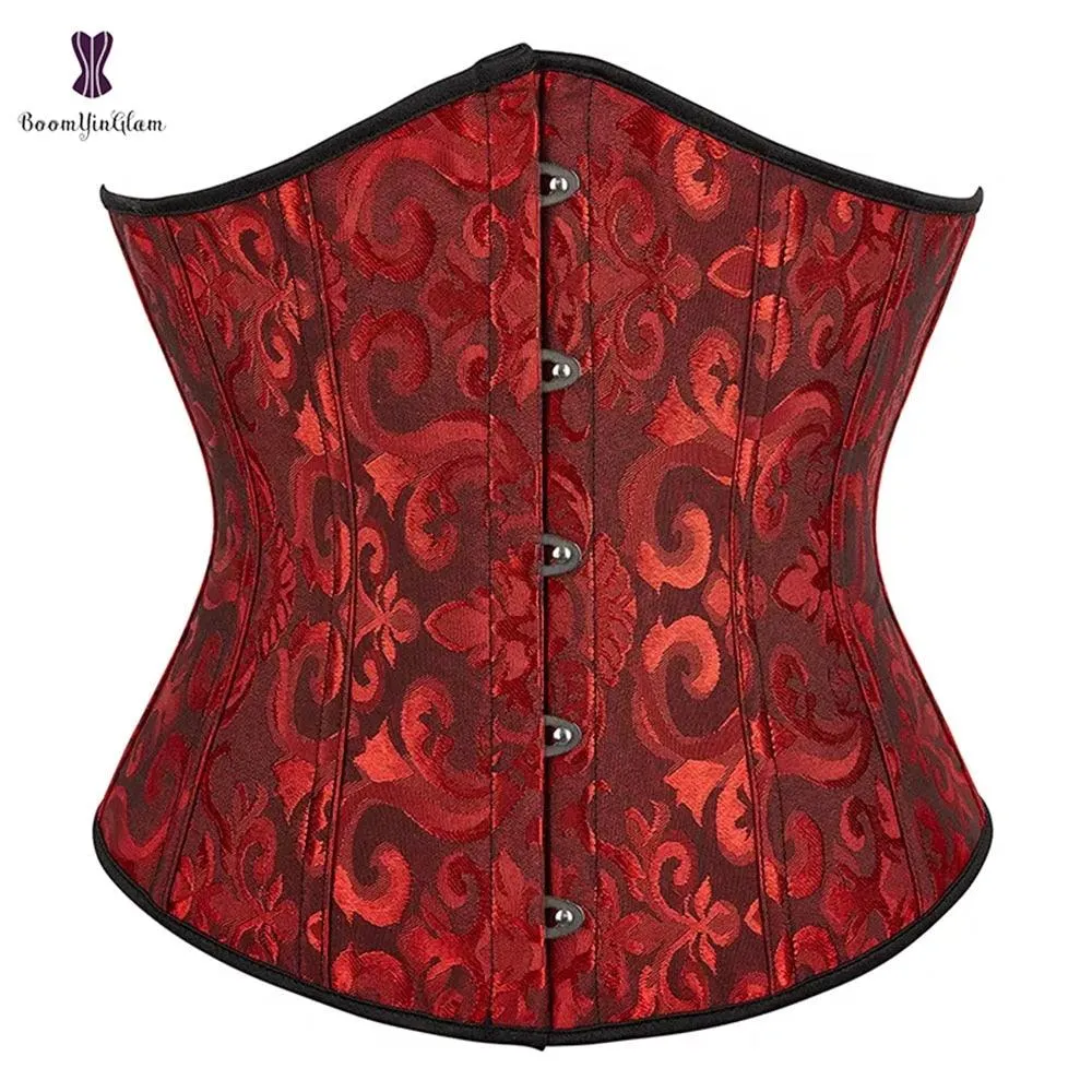 Burlesque Underbust Corset Floral Waist