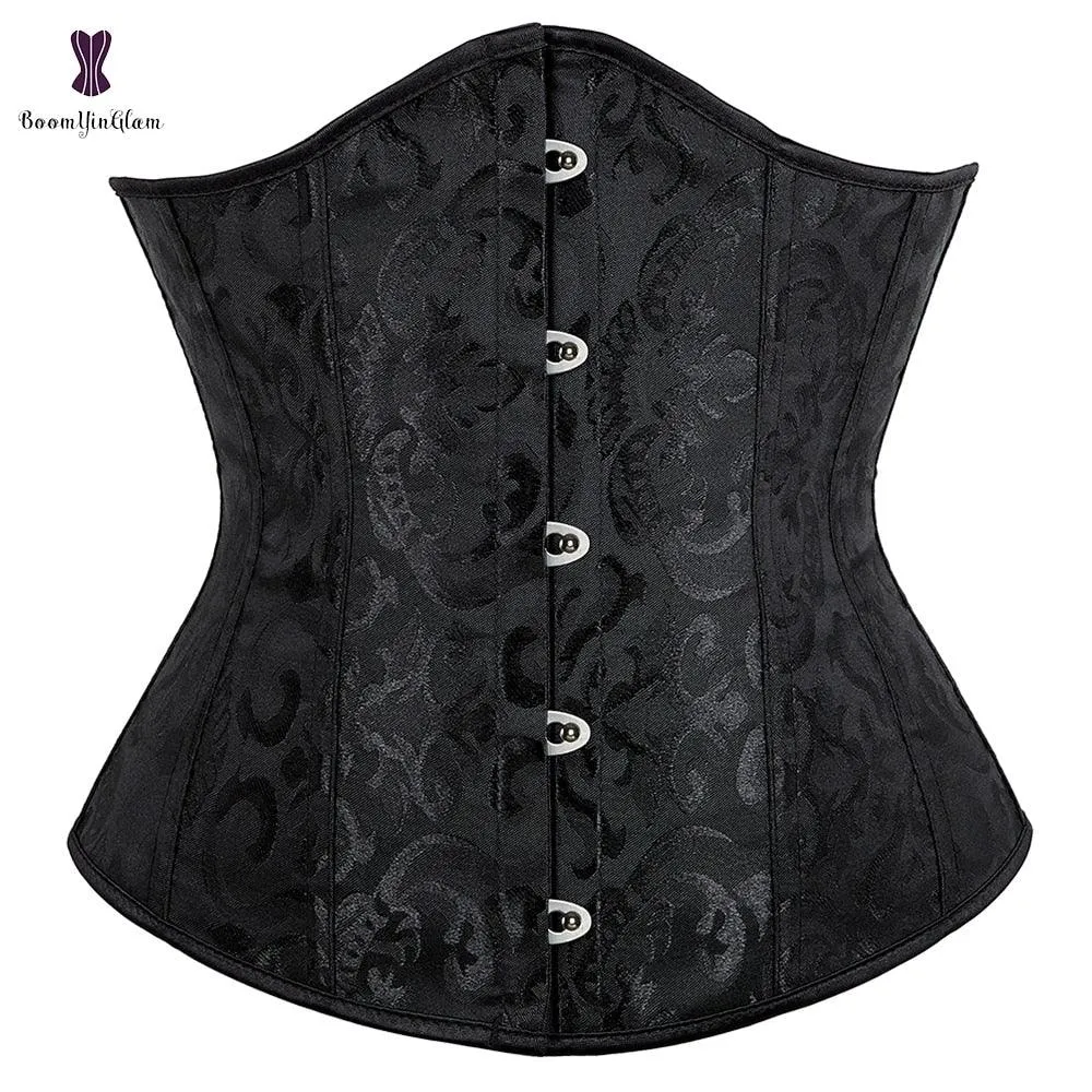 Burlesque Underbust Corset Floral Waist