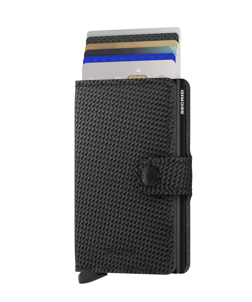 Carbon Leather Miniwallet