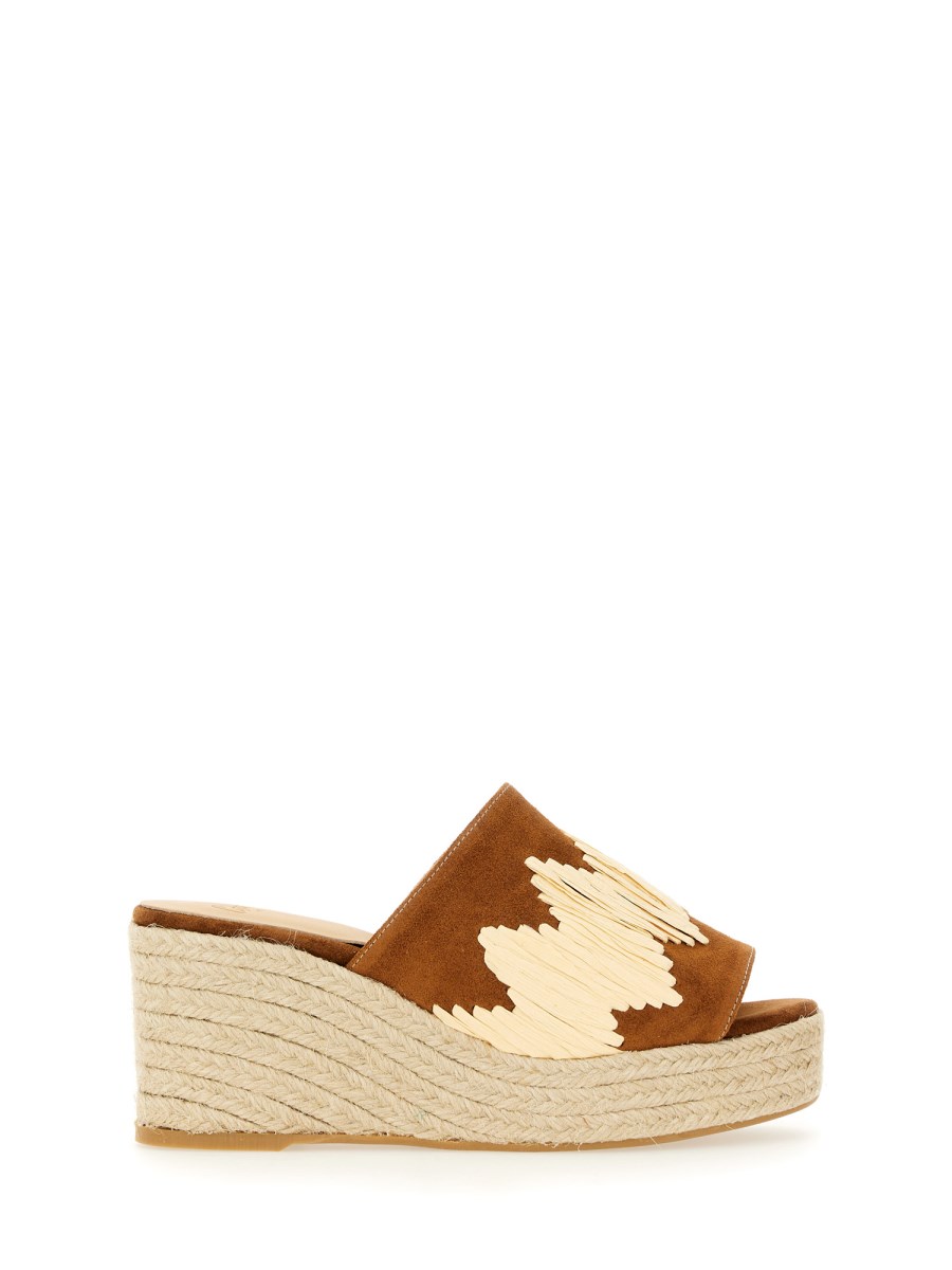 CASTANER    LEATHER ELEO WEDGE