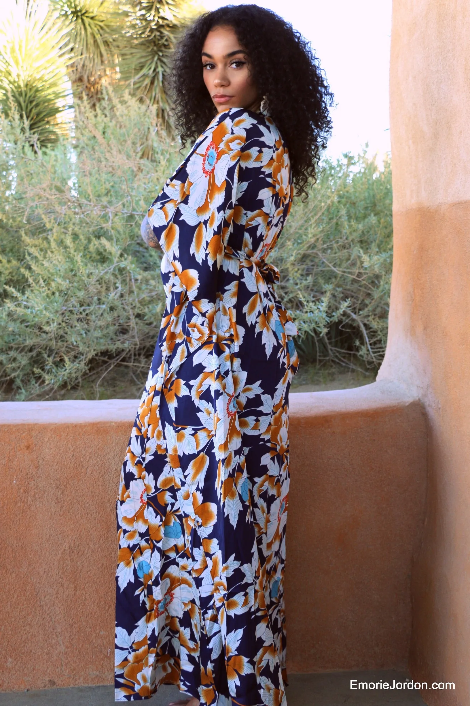 Cattleya Caftan Maxi Dress