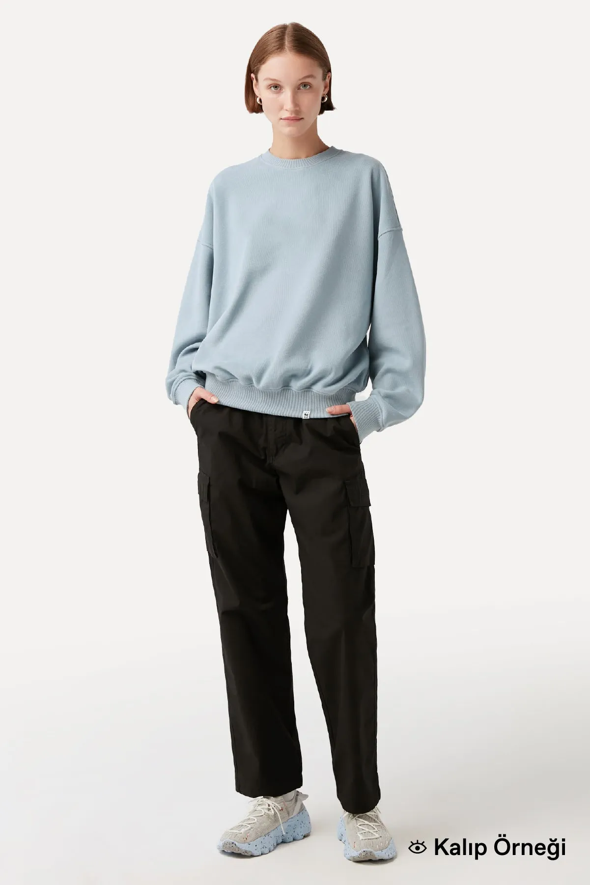 Cin Baykuu Super Soft Oversize Sweatshirt - Bej