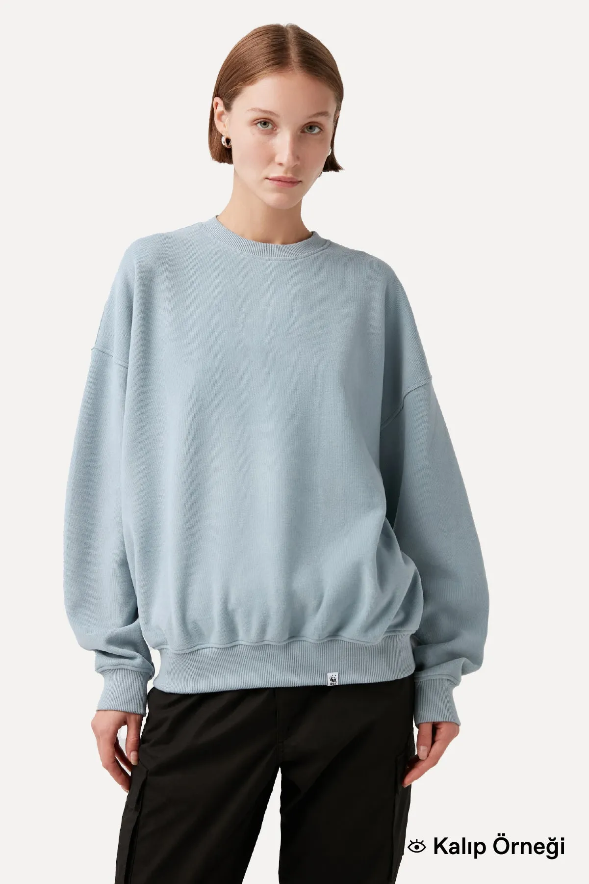 Cin Baykuu Super Soft Oversize Sweatshirt - Bej