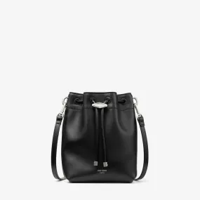 Cinch Mini Black Leather Mini Bag