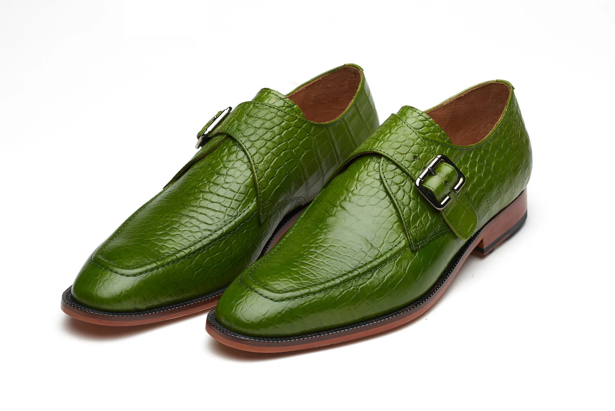 Claphalm Single Monkstrap - Green (US 8, 10, 11, 12 & 14 Only)