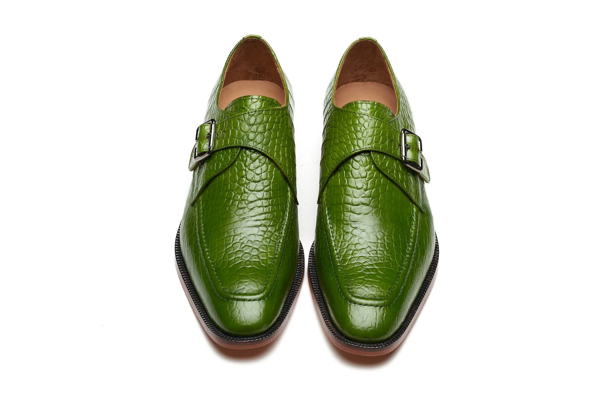 Claphalm Single Monkstrap - Green (US 8, 10, 11, 12 & 14 Only)