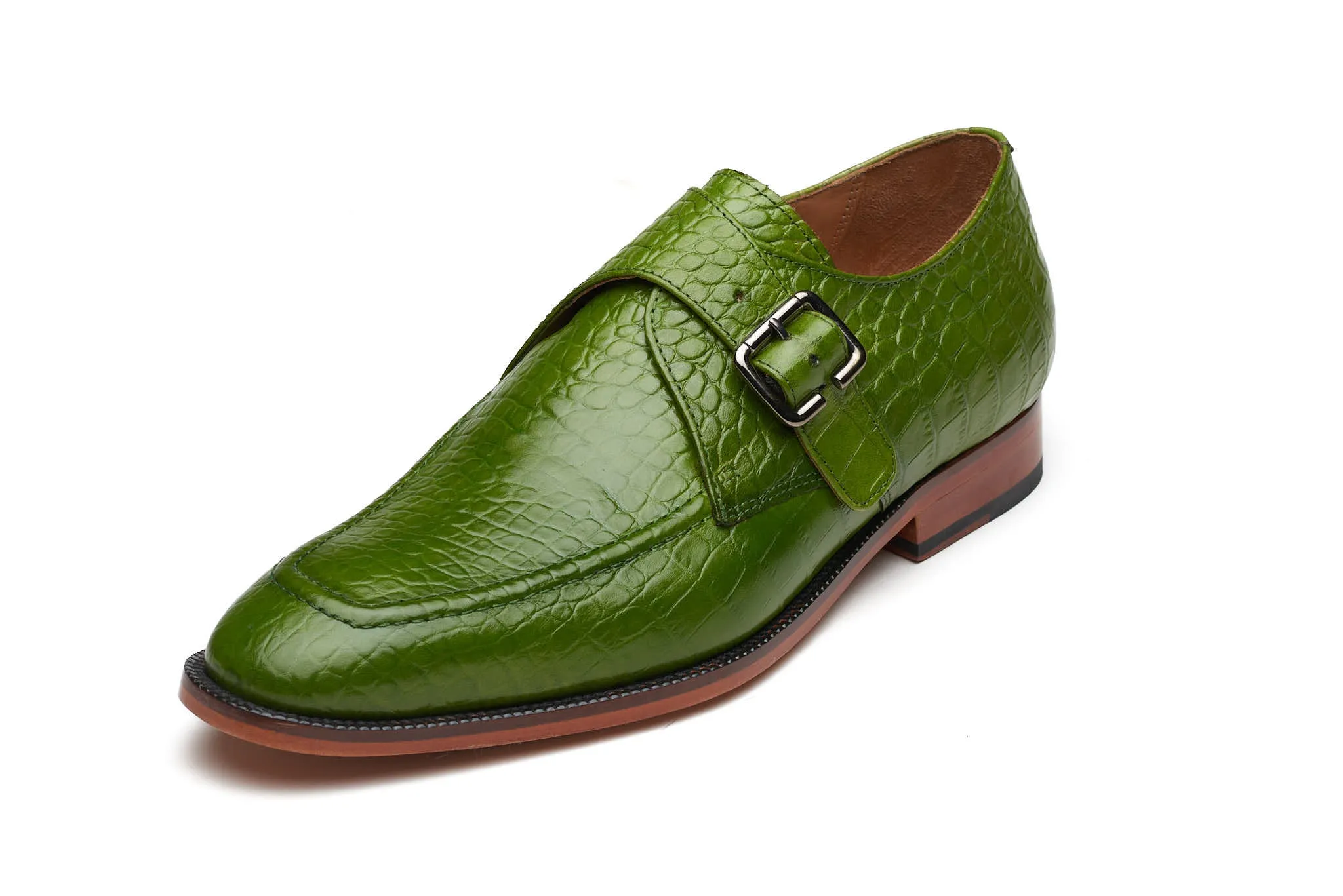 Claphalm Single Monkstrap - Green (US 8, 10, 11, 12 & 14 Only)