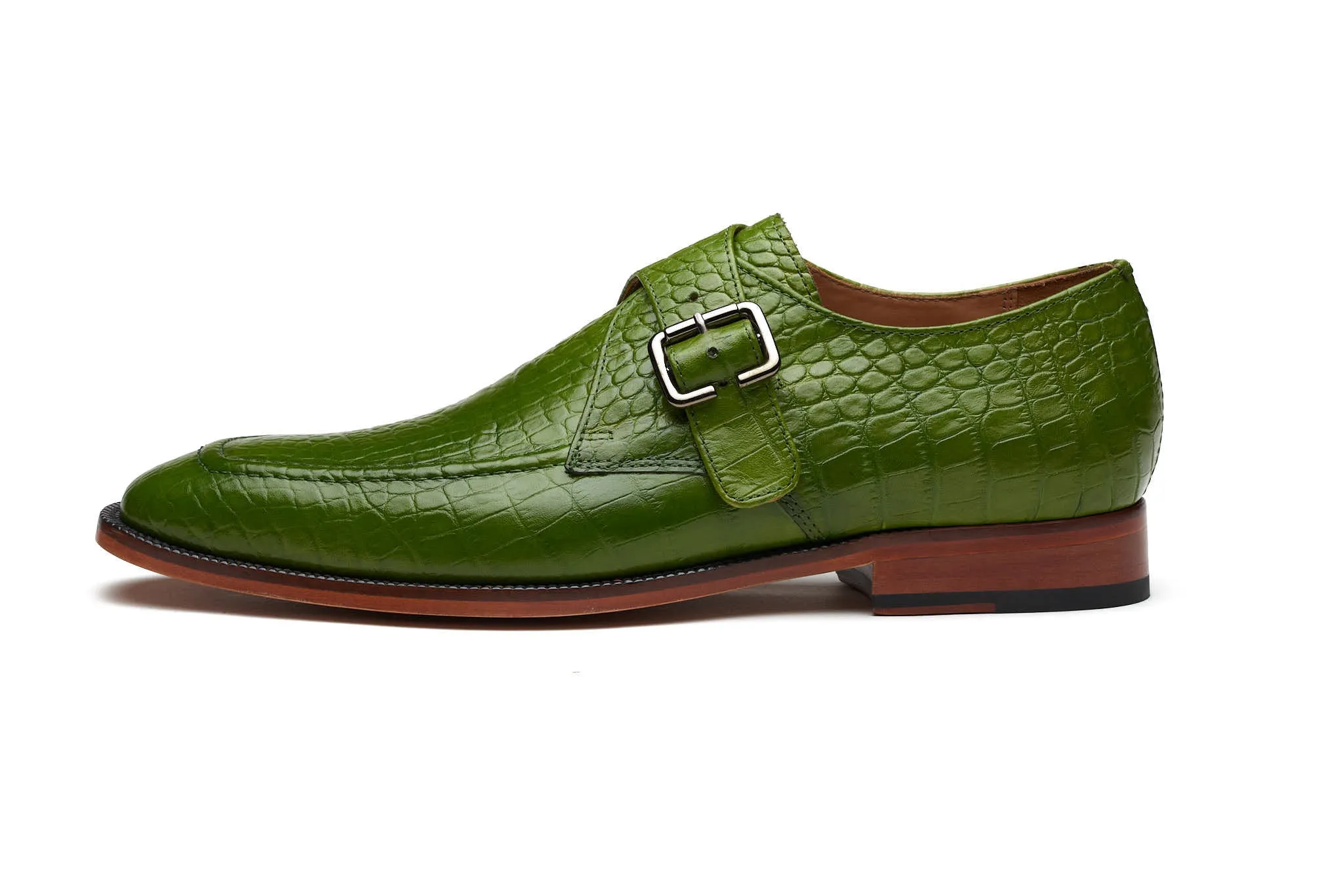 Claphalm Single Monkstrap - Green (US 8, 10, 11, 12 & 14 Only)