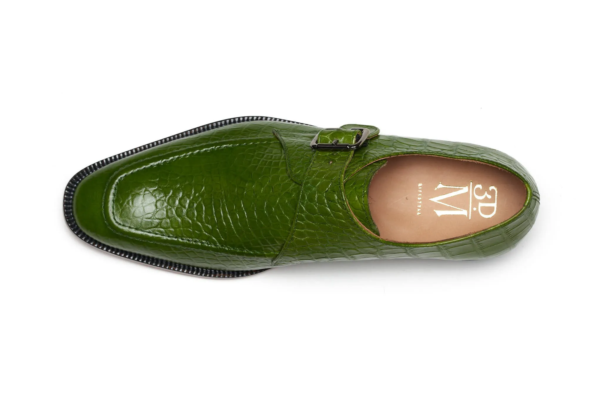 Claphalm Single Monkstrap - Green (US 8, 10, 11, 12 & 14 Only)