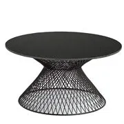 Coffee Table Wire Cross & Black Granite