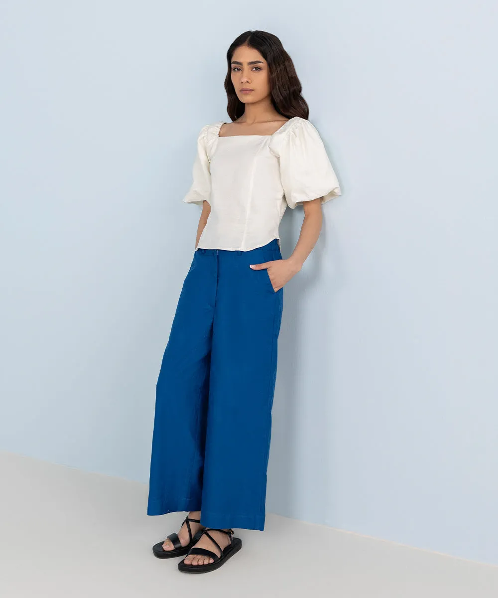 Cotton Jacquard Culottes