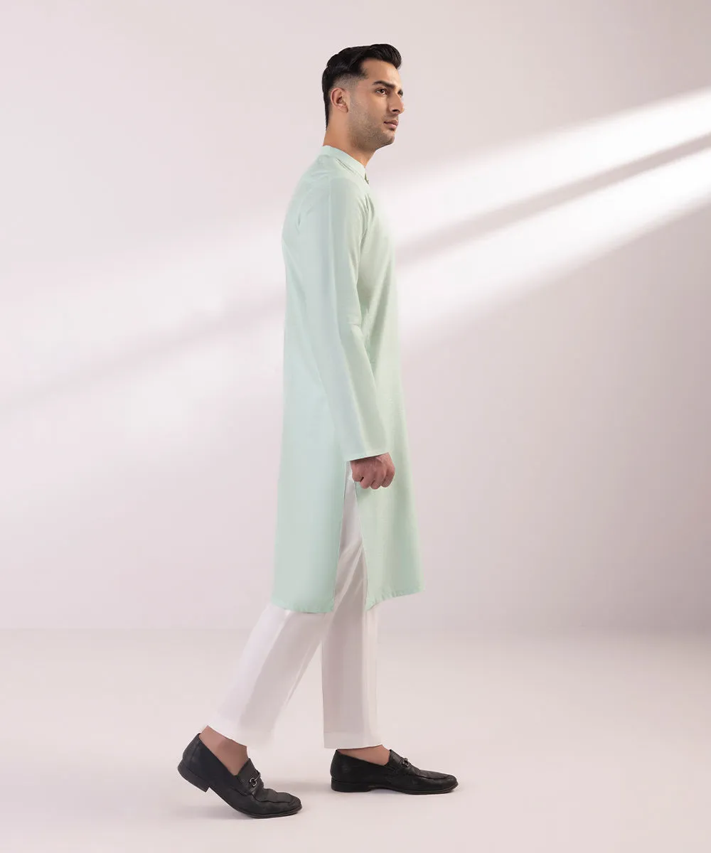 Cotton Jacquard Kurta