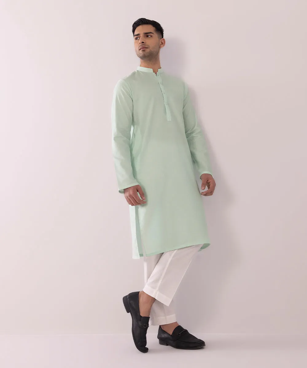 Cotton Jacquard Kurta