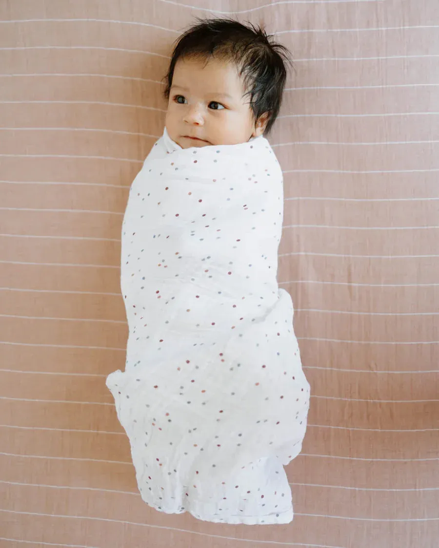 Cotton Swaddle, Dots