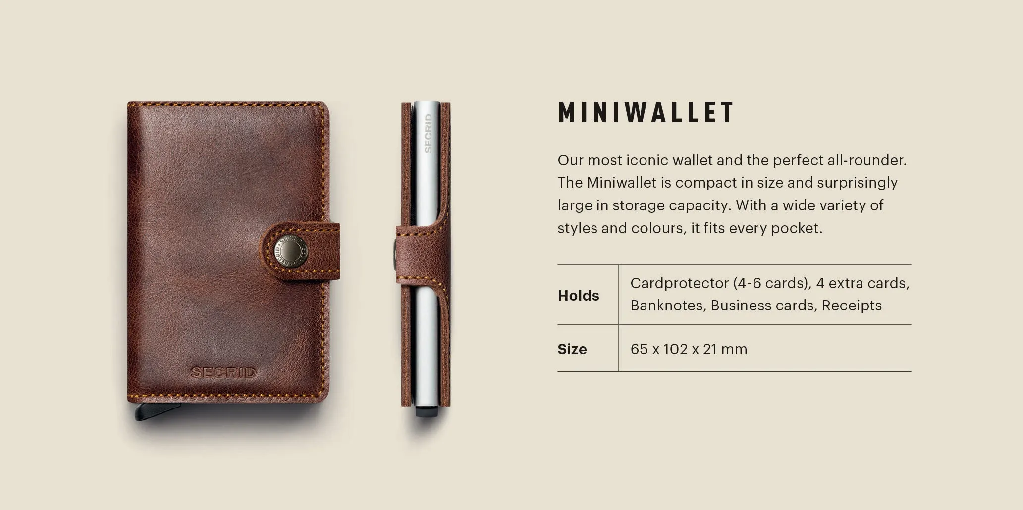 Crisple Leather Miniwallet