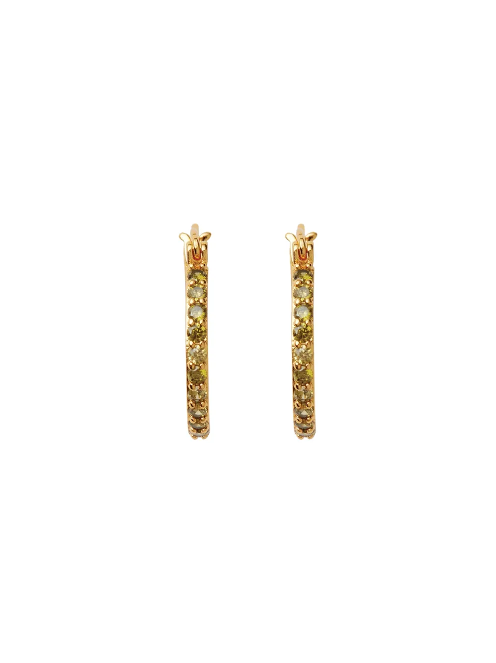 Crystal Haze Mini Pave Hoops (More Colors)