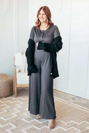 Fall Wide Leg Jumpsuit