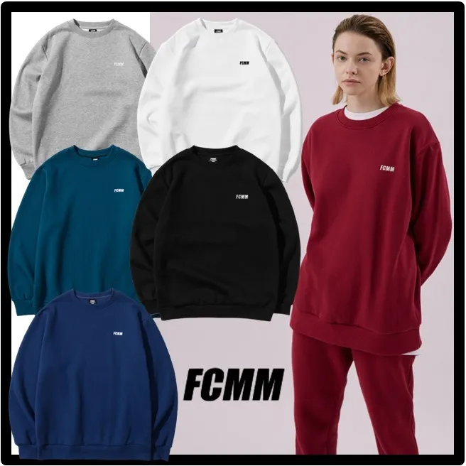 FCMM  |Unisex Street Style Logo Sweatshirts