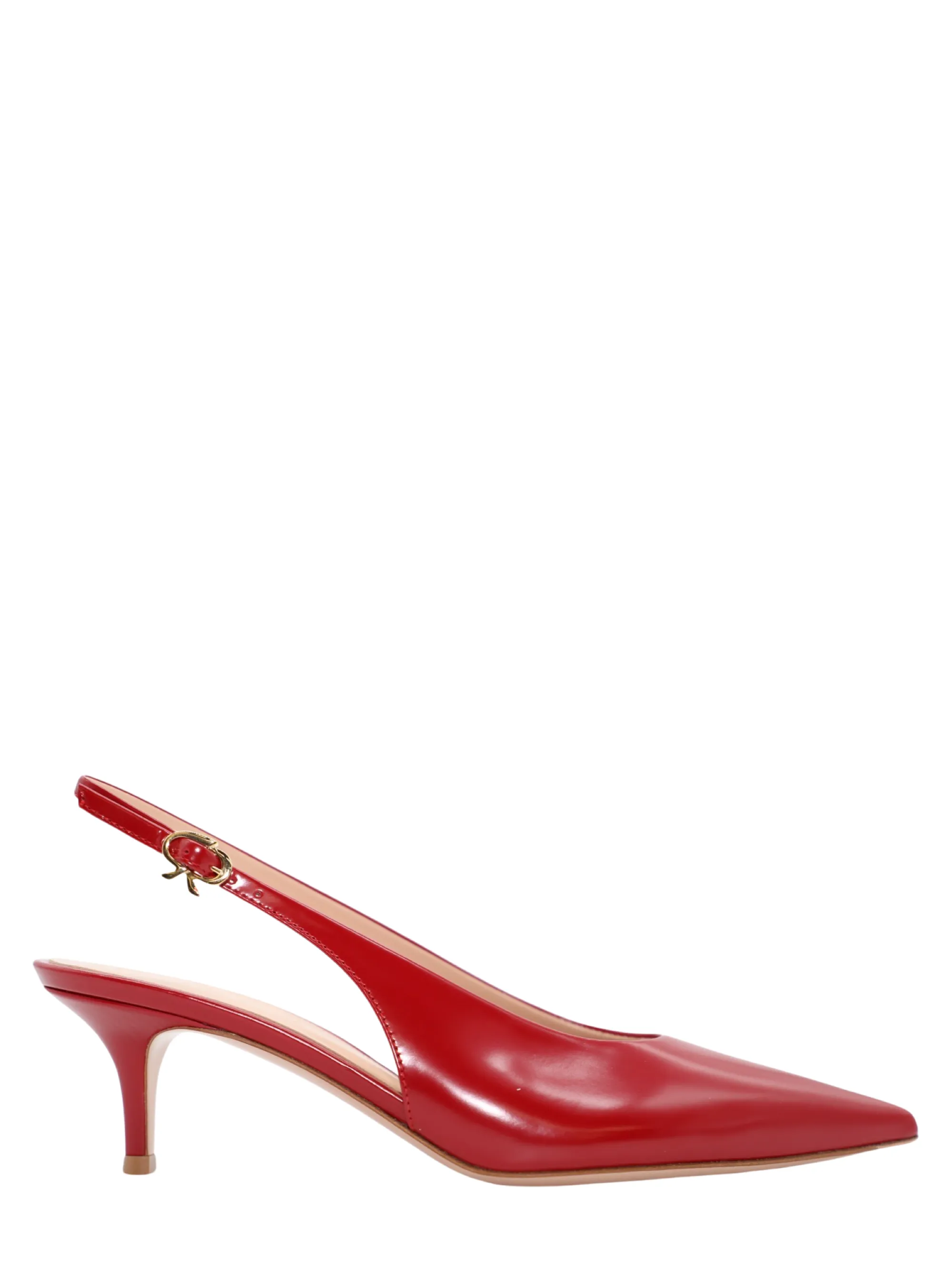 Gianvito Rossi Sling Back Pump in Rouge