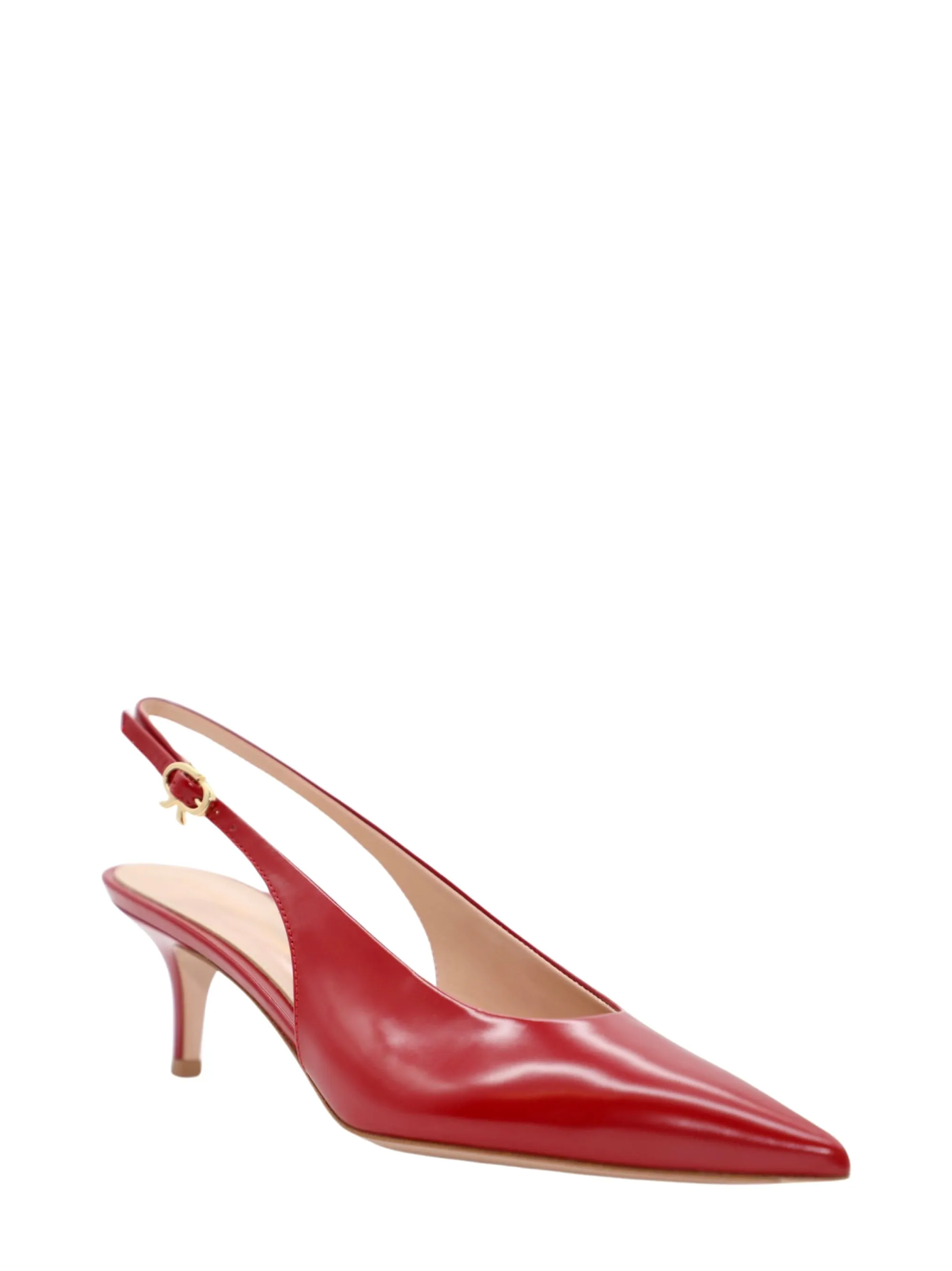 Gianvito Rossi Sling Back Pump in Rouge