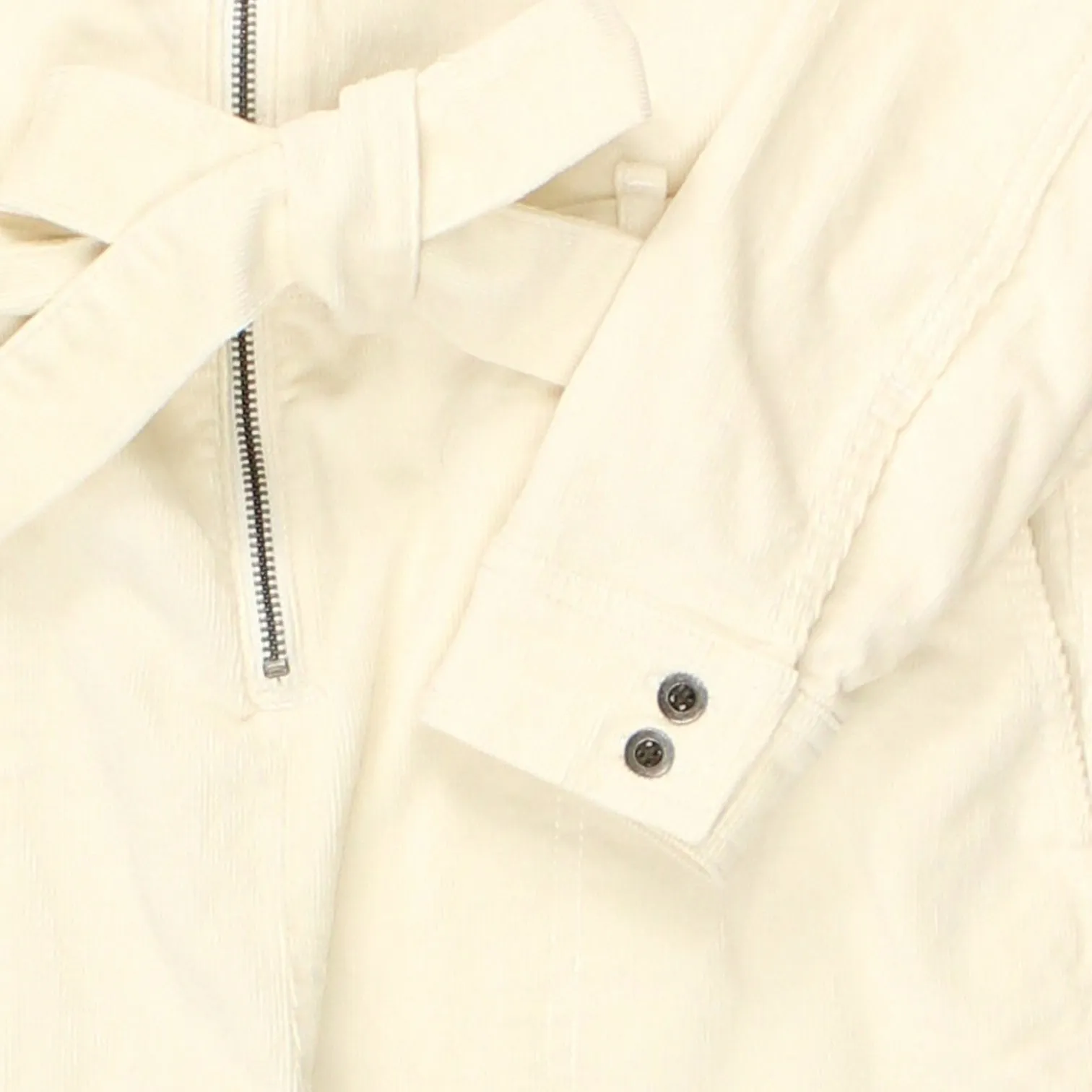 Hush Off-White Cord Boiler Suit