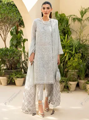 Iris By Jazmin Eid Spring Embroidered Lawn 3 Piece Unstitched Suit JZ24I D2