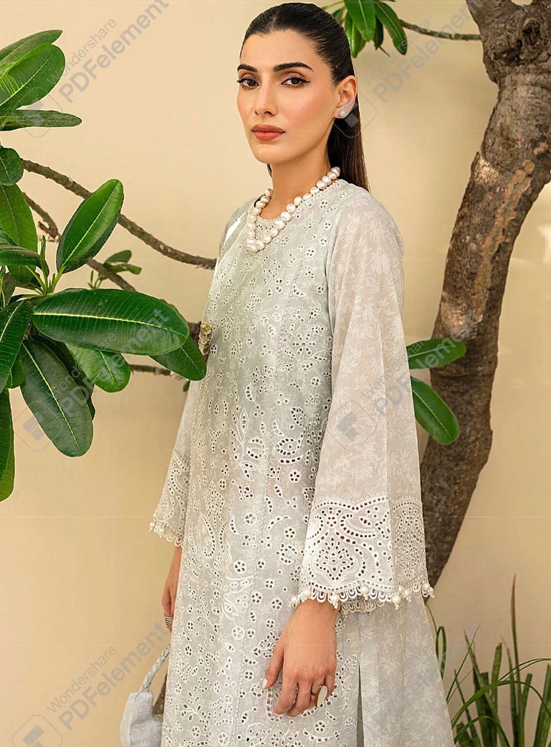 Iris By Jazmin Eid Spring Embroidered Lawn 3 Piece Unstitched Suit JZ24I D2