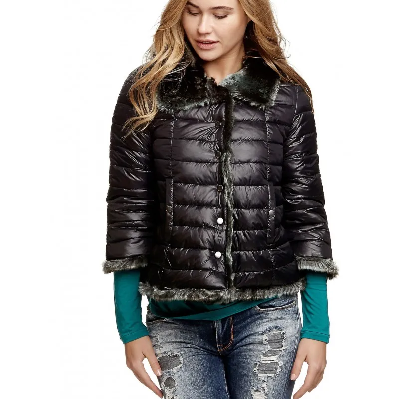 JACKETS ecoleather- GUESS WOMEN-2 in 1- Guess with discounts- Hannover- Randers-Fyn