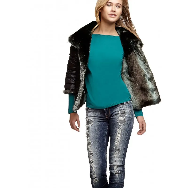 JACKETS ecoleather- GUESS WOMEN-2 in 1- Guess with discounts- Hannover- Randers-Fyn