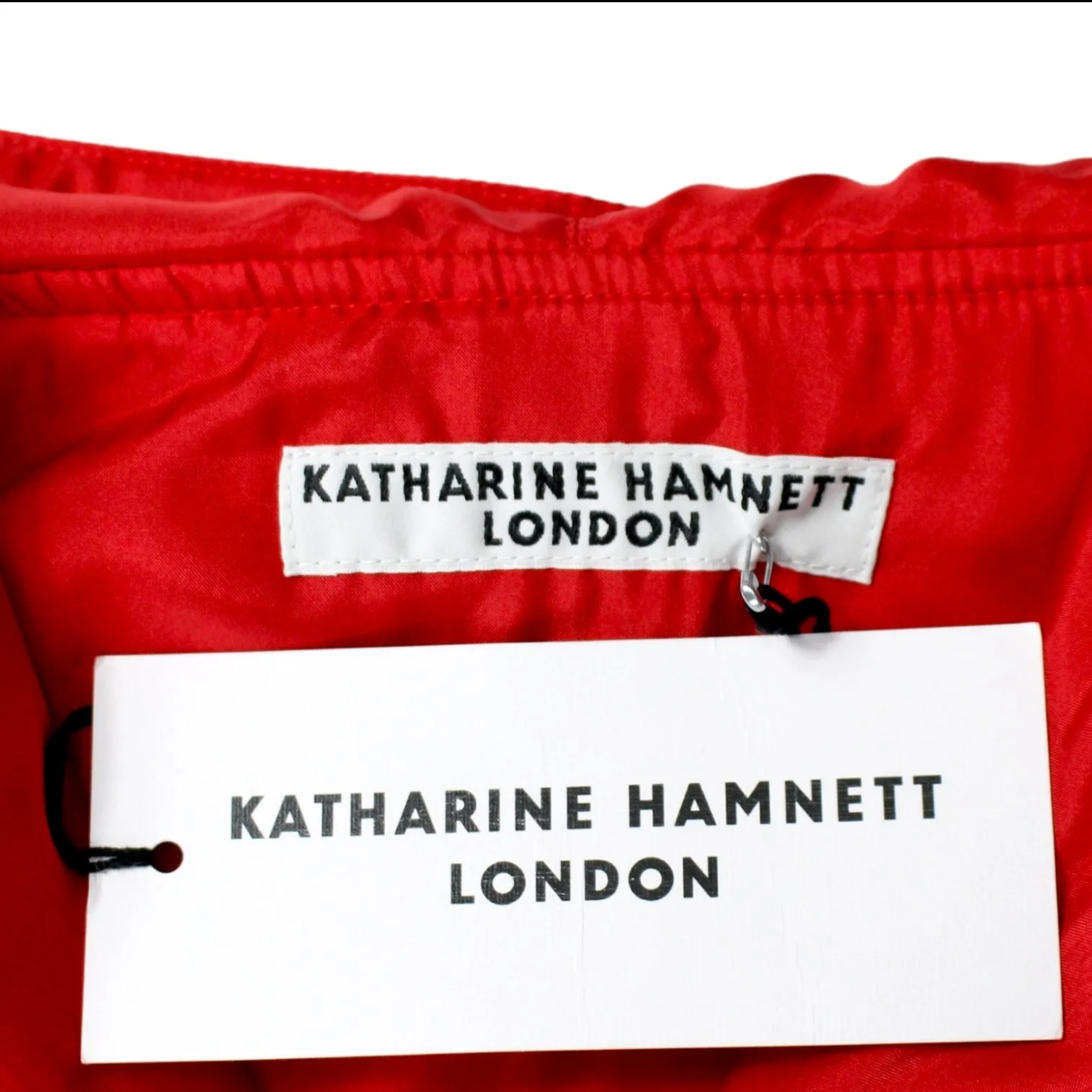 Katherine Hamnett Red Silk Flying Suit