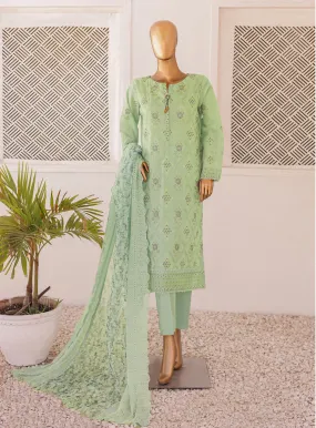 Majestic By HZ Luxury Embroidered Lawn 3 Piece Unstitched Suit HZ24M MEC-05