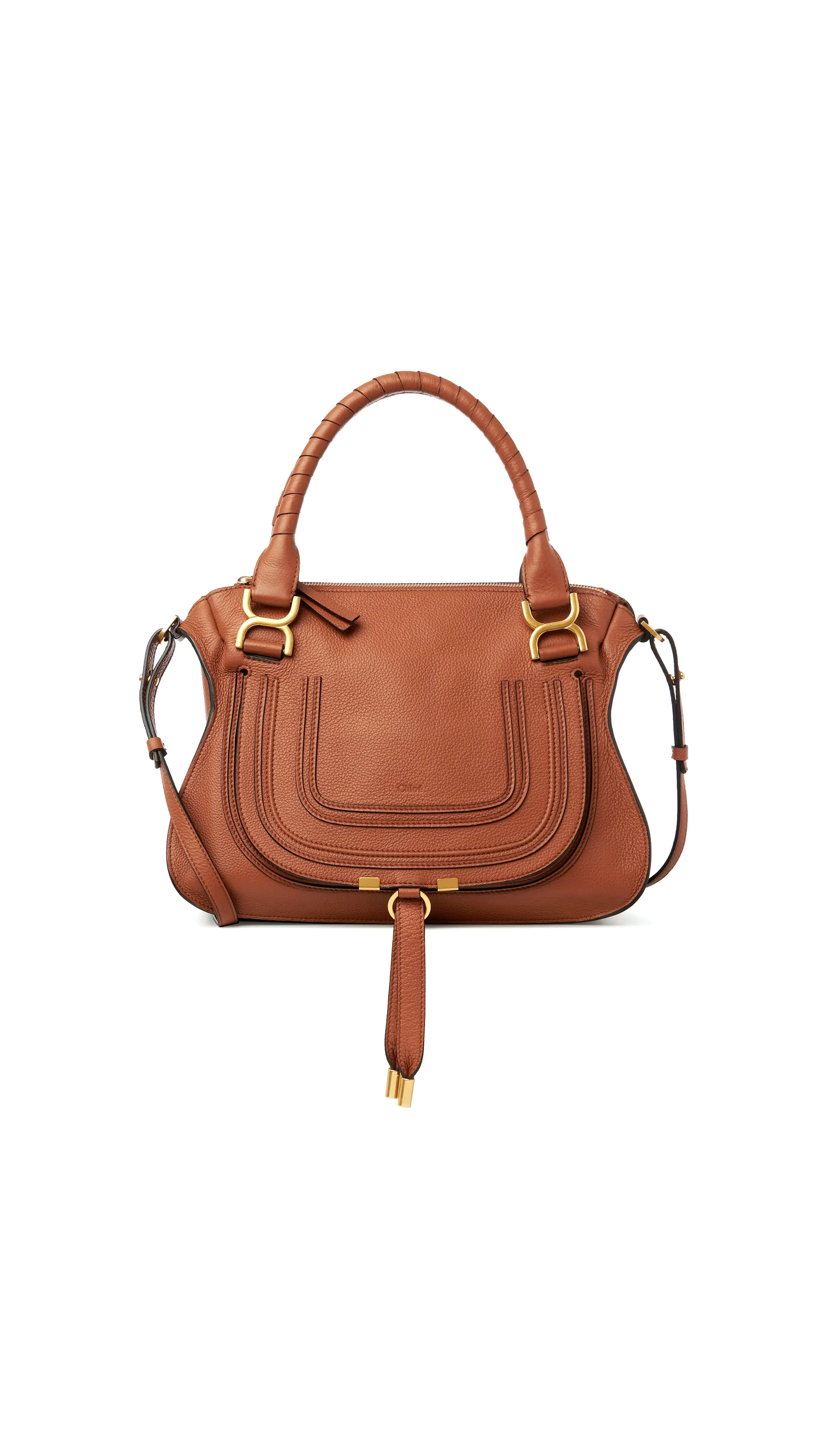 Marcie Double Carry Bag - Tan