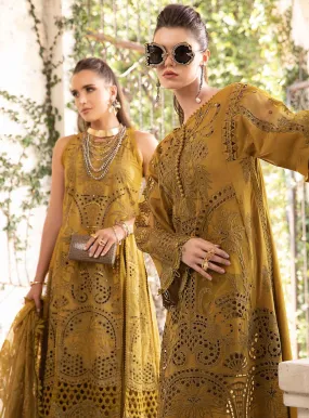 Maria B Luxury Embroidered Lawn Eid Edit-II 3 Piece Unstitched Suit MB24EE2 D-08